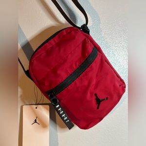 Red Nike Jordan Crossbody Small Travel Pack Gym Red